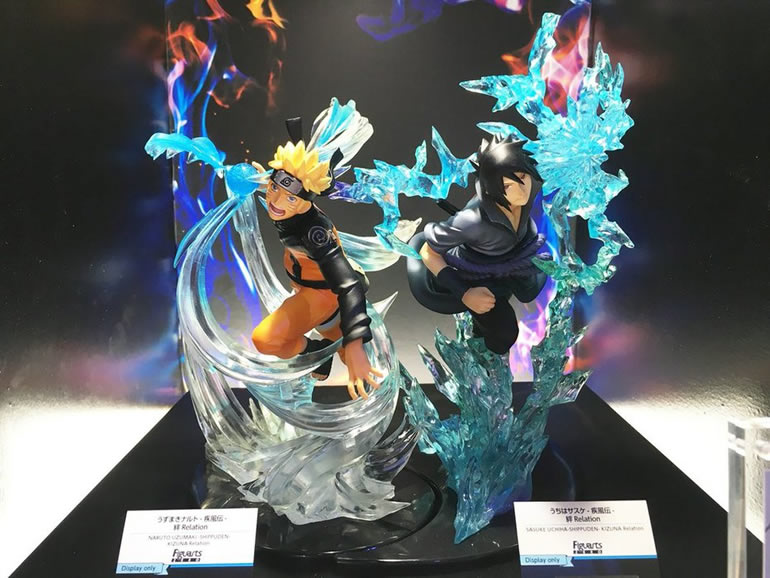 Bandai Figuarts ZERO Naruto Sasuke Shippuden Kizuna Relation Statue Set In Hand eBay
